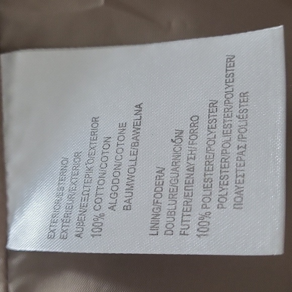 100% Cotton Beige Cream Trench Coat/Jacket in Size Small - Picture 6 of 14